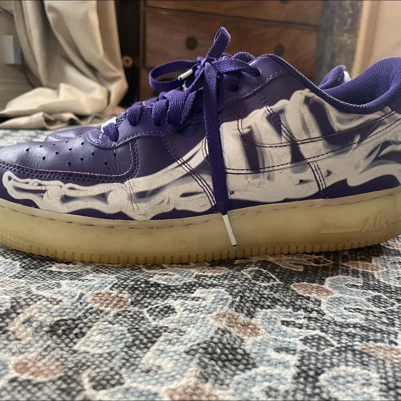 nike air force 1 mens purple