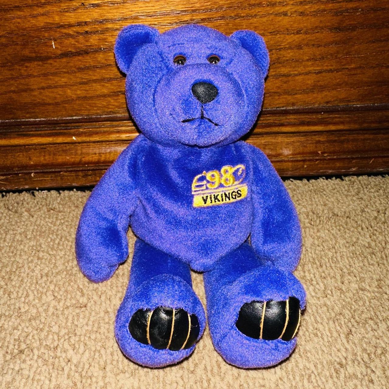 Minnesota Vikings Bear-nfl Bear Stuffed Bear Football Bear 