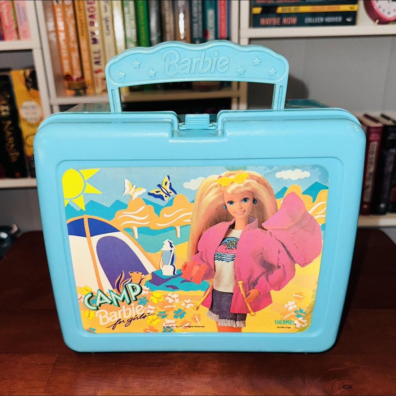 Retro Deadstock Y2K Barbie Thermos Lunchbox 2004 - Depop