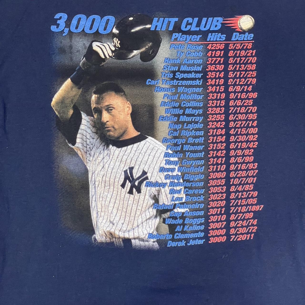 Derek Jeter 3,000 Hits Commemorative T-shirt by - Depop