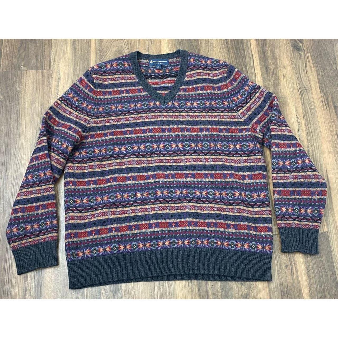 Fair isle 2025 sweater brooks brothers