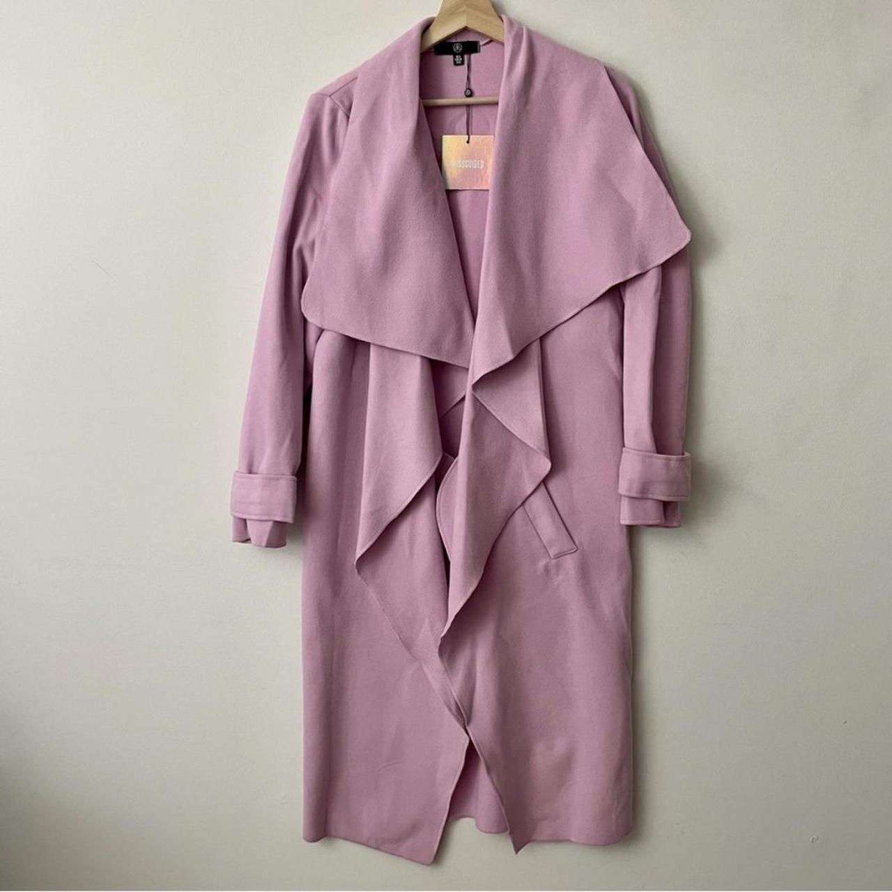 Missguided oversized waterfall duster coat hotsell