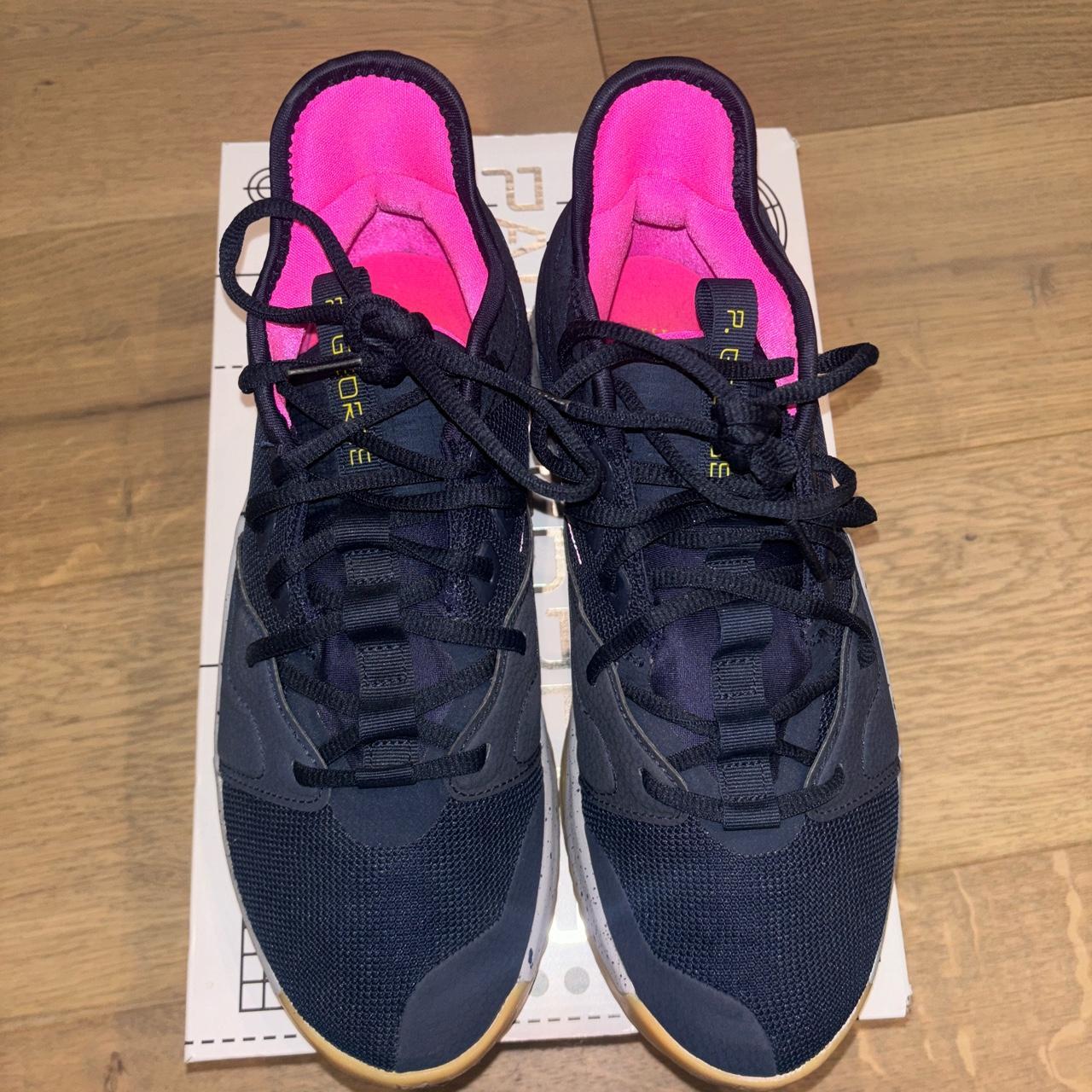 Obsidian/Pink Blast Pg basketball shoes Depop