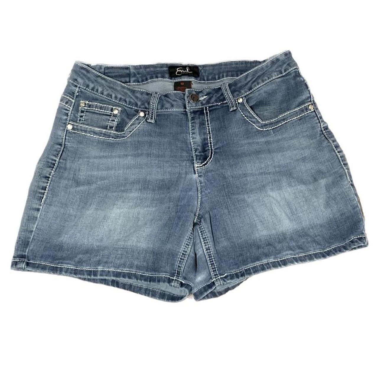 Womens Denim Earl Jean Shorts Earl Jean Women's Blue Denim