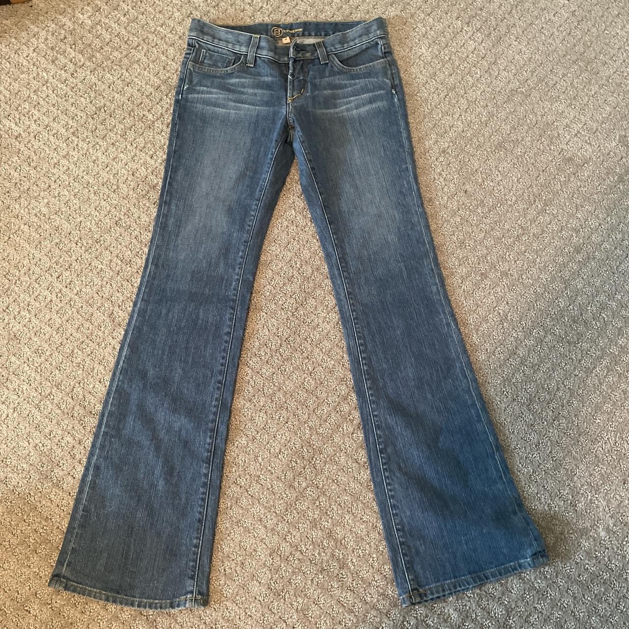 Vintage bebe low rise flare jeans. Super comfortable... - Depop