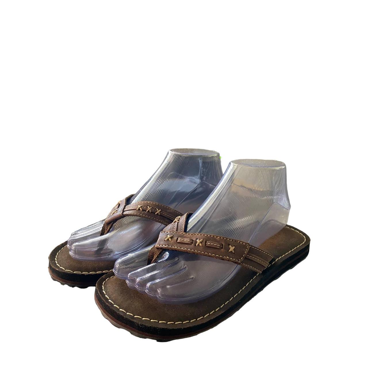 Clarks Women's Brown Sandals Depop