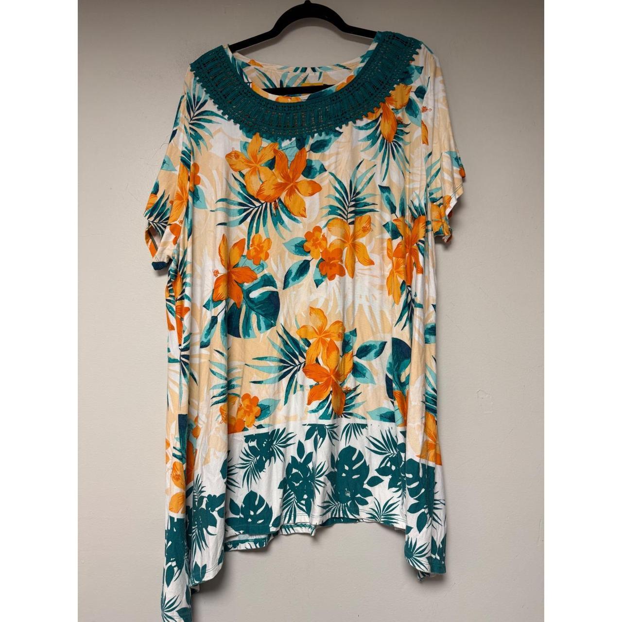 Ruby Rd. Women's Top - Multi/Orange - 3XL – Ruby … - image 1