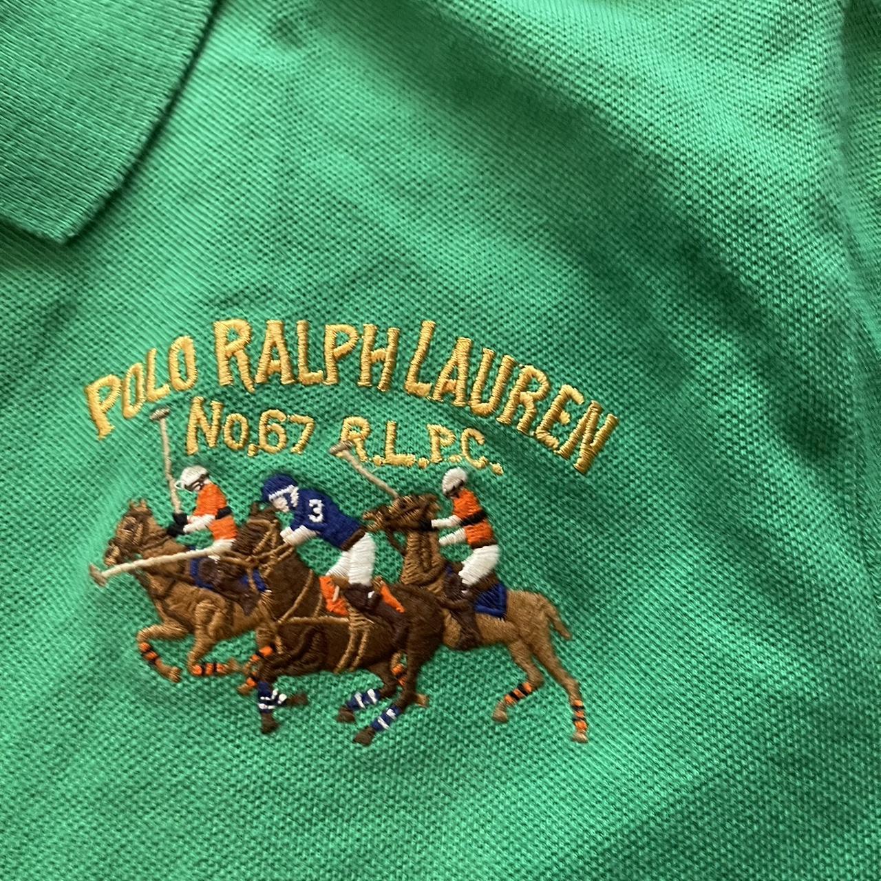 Triple horse polo shirt vintage shirt in great