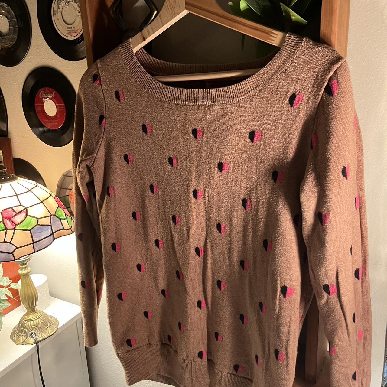 𝐂𝐮𝐭𝐞 𝐨𝐥𝐝 𝐧𝐚𝐯𝐲 𝐡𝐞𝐚𝐫𝐭 𝐬𝐰𝐞𝐚𝐭𝐞𝐫 Depop