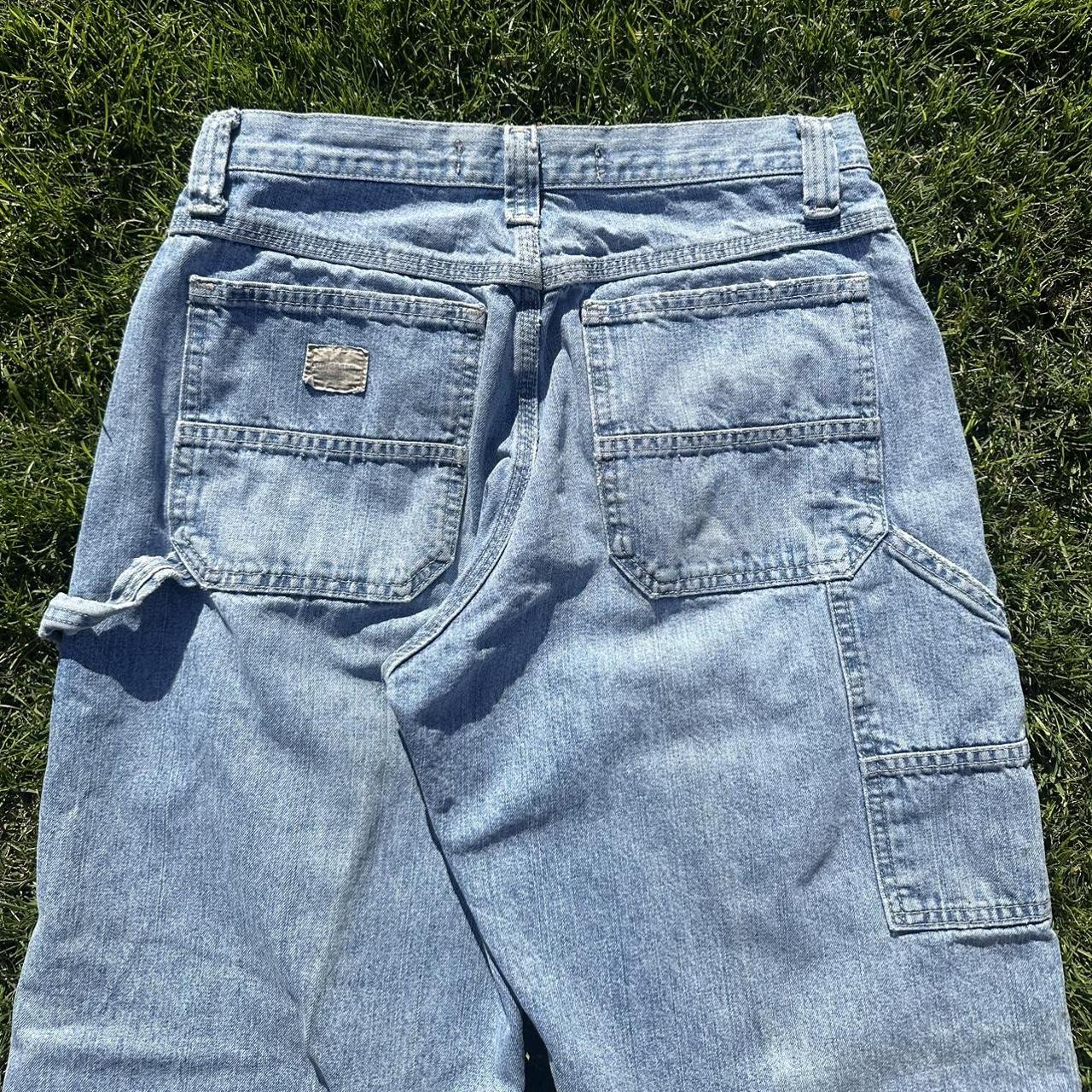 beautiful vintage lee dungaree carpenter jeans... - Depop