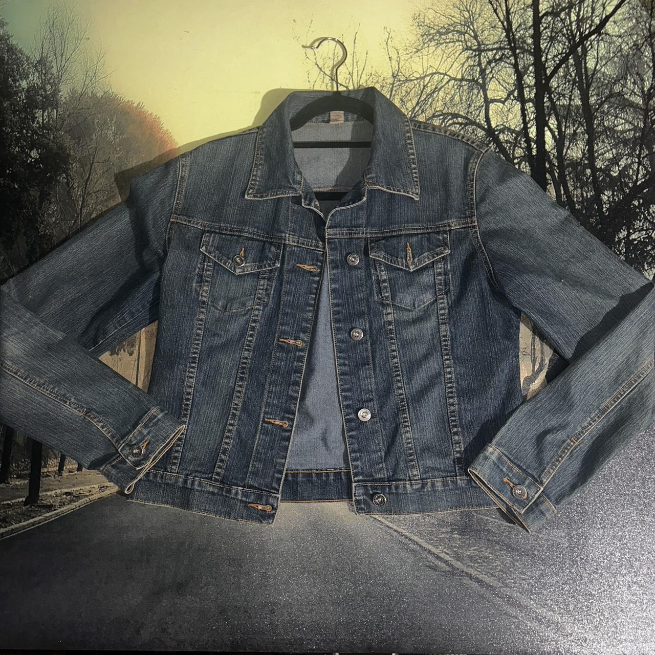 Chico's Y2K Kidcore Denim Jacket Women's sz. 1 - Depop