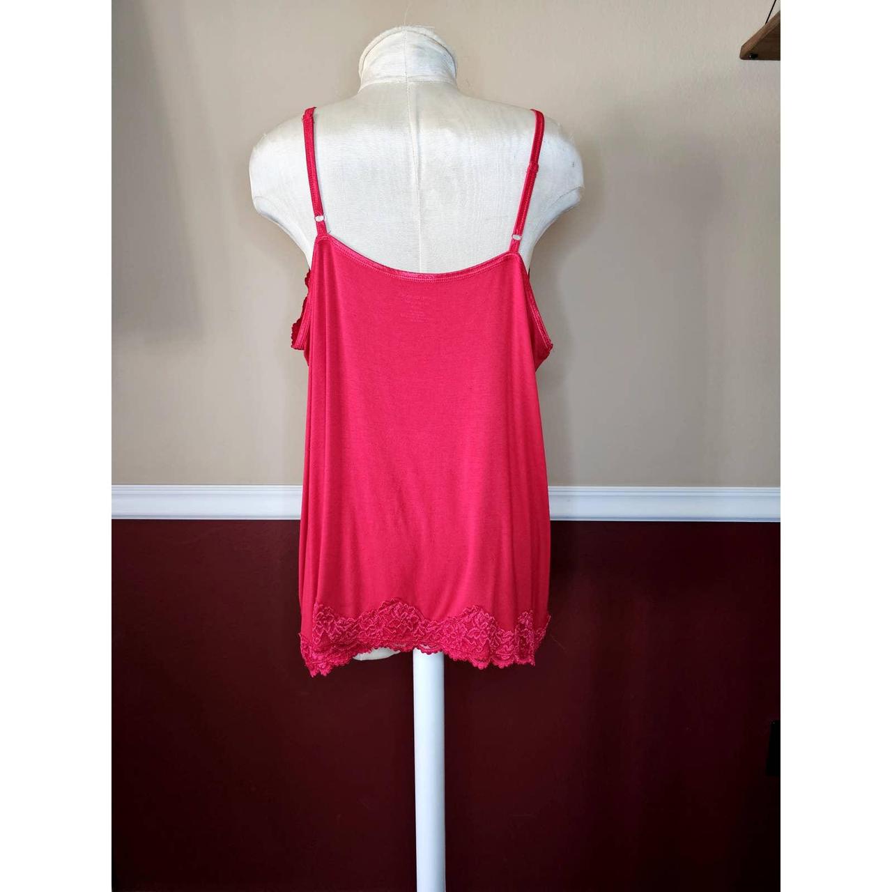 Lane Bryant Women S Red Vest Depop