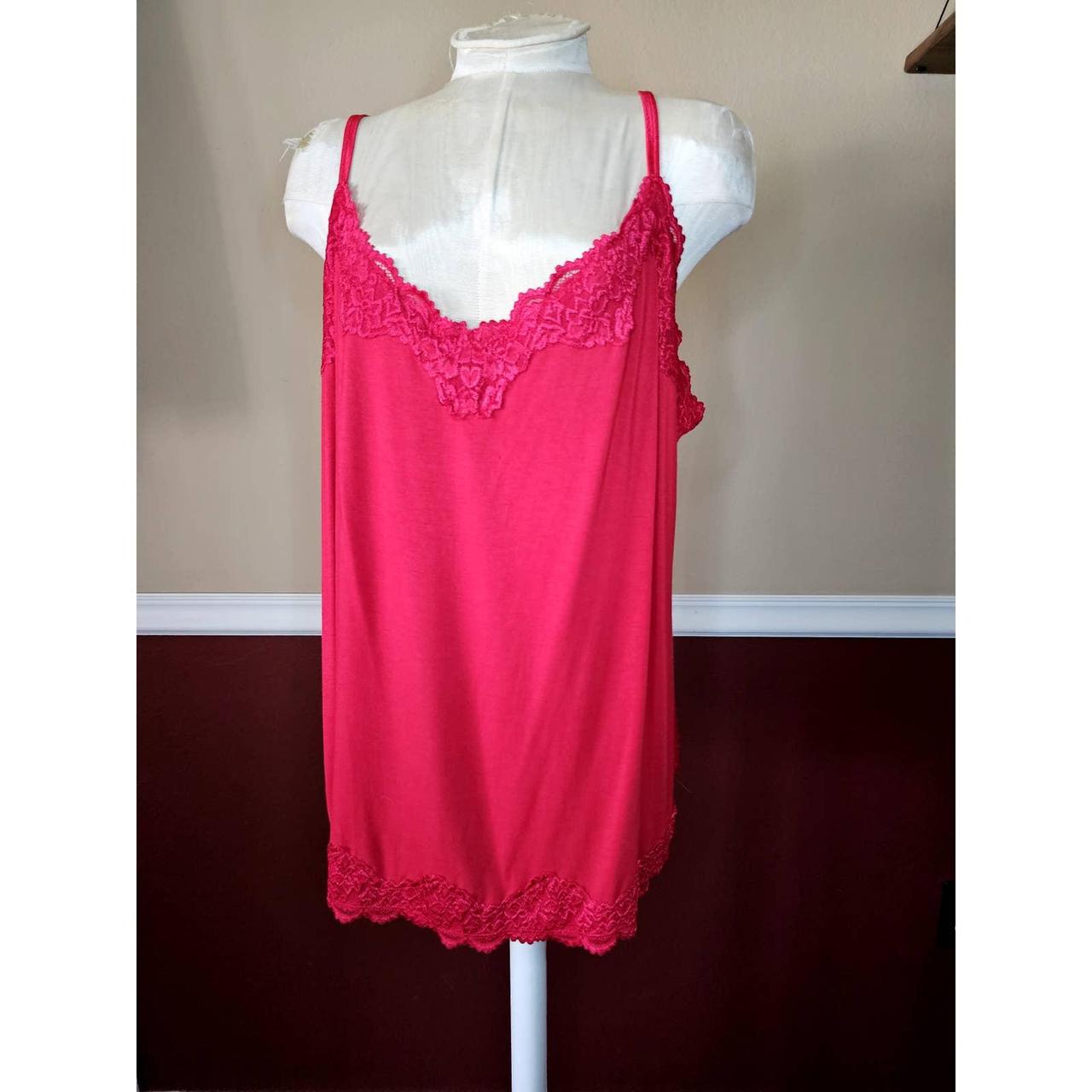 Lane Bryant Women's Red Vest Depop