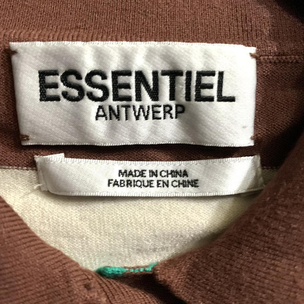 Essentiel Antwerp Women's Brown and Cream Polo-shirts (3)