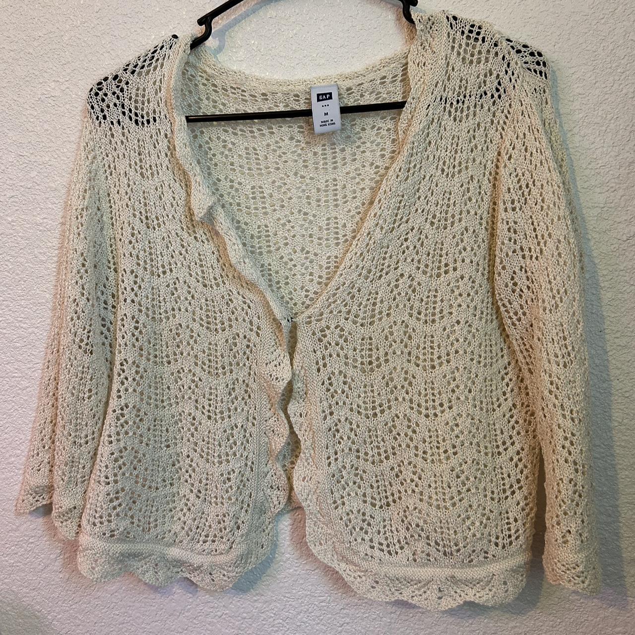 Gap crochet cardigan - Depop