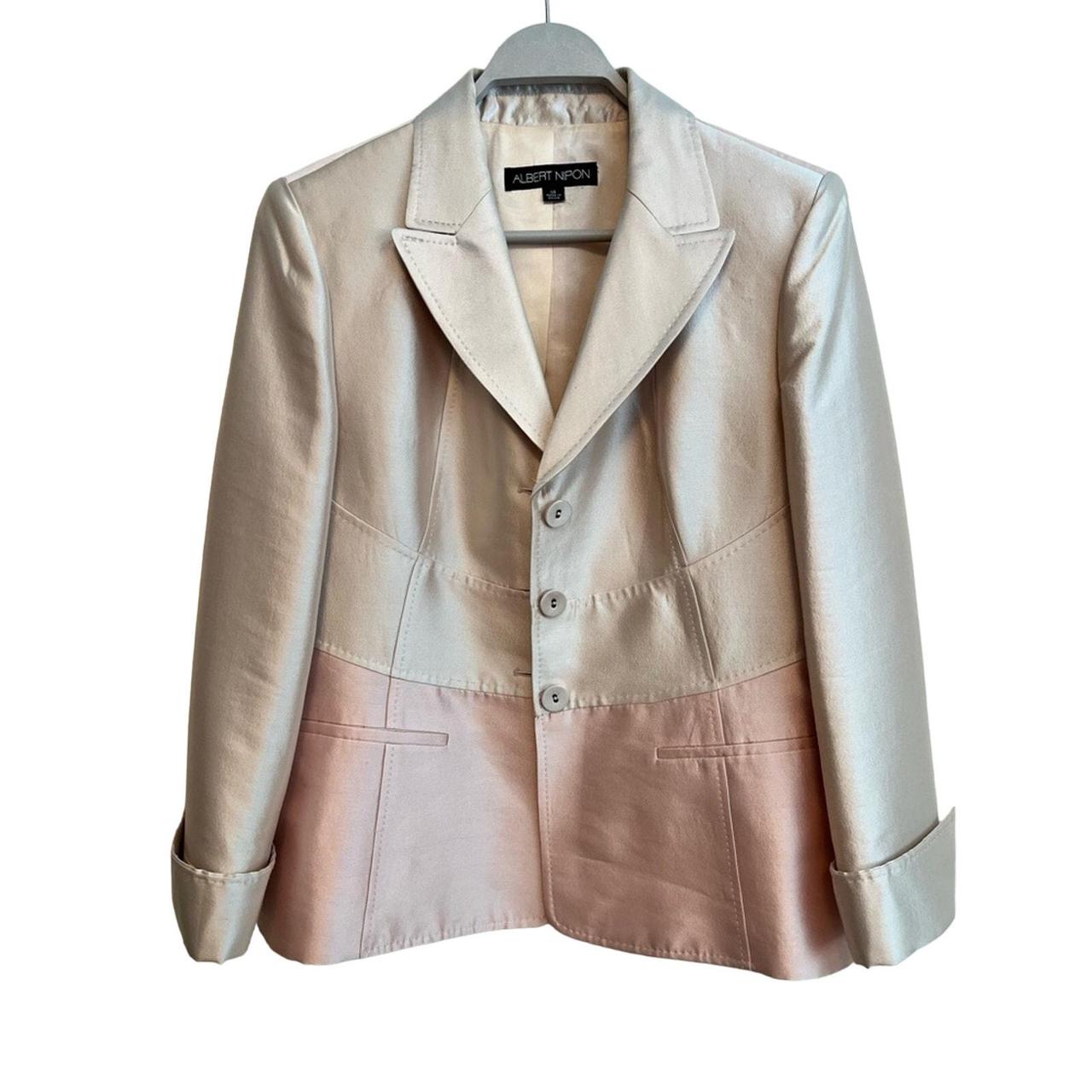 Beautiful Albert Nipon Blazer Size 14 Light pink