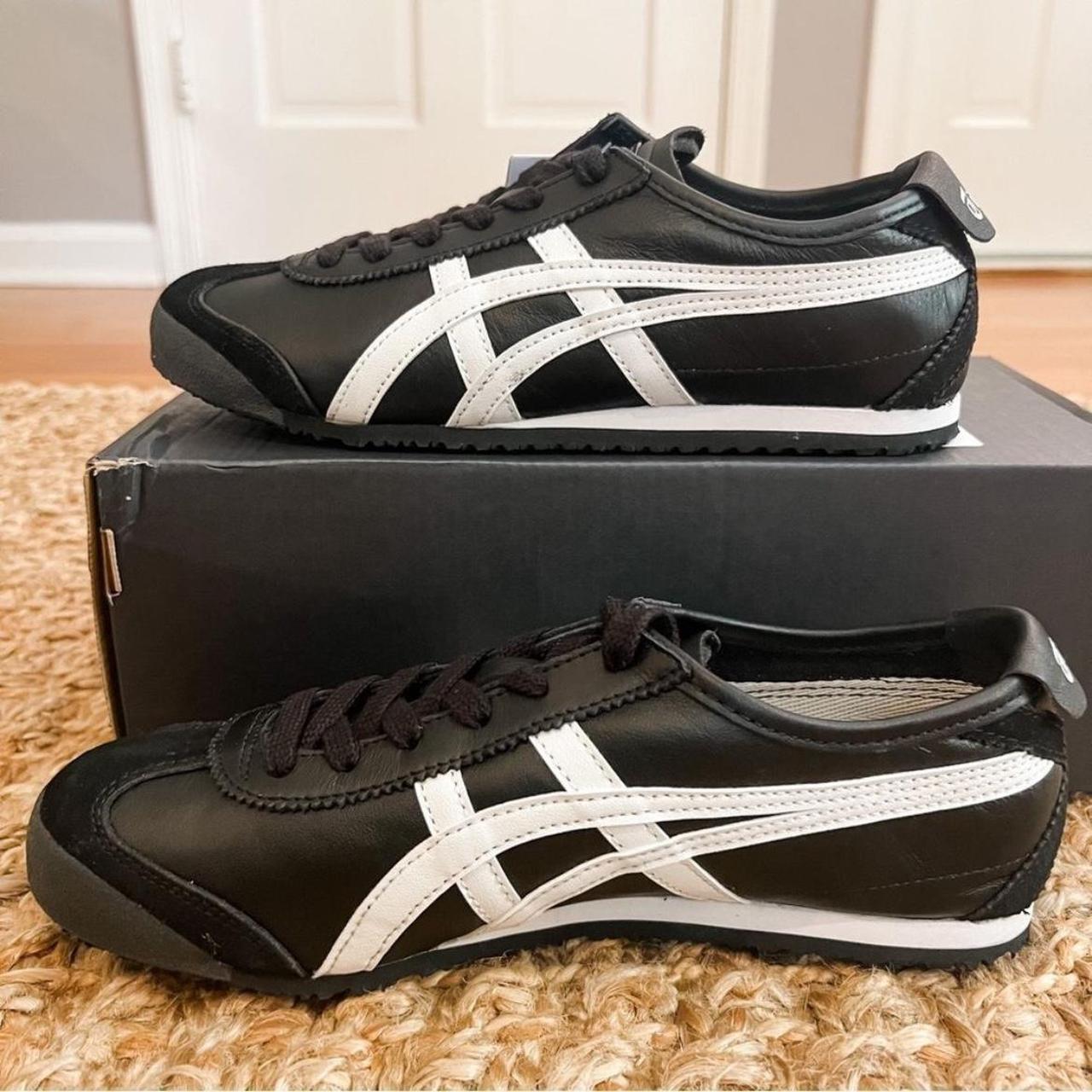 Onitsuka tiger mexico hot sale 66 black white