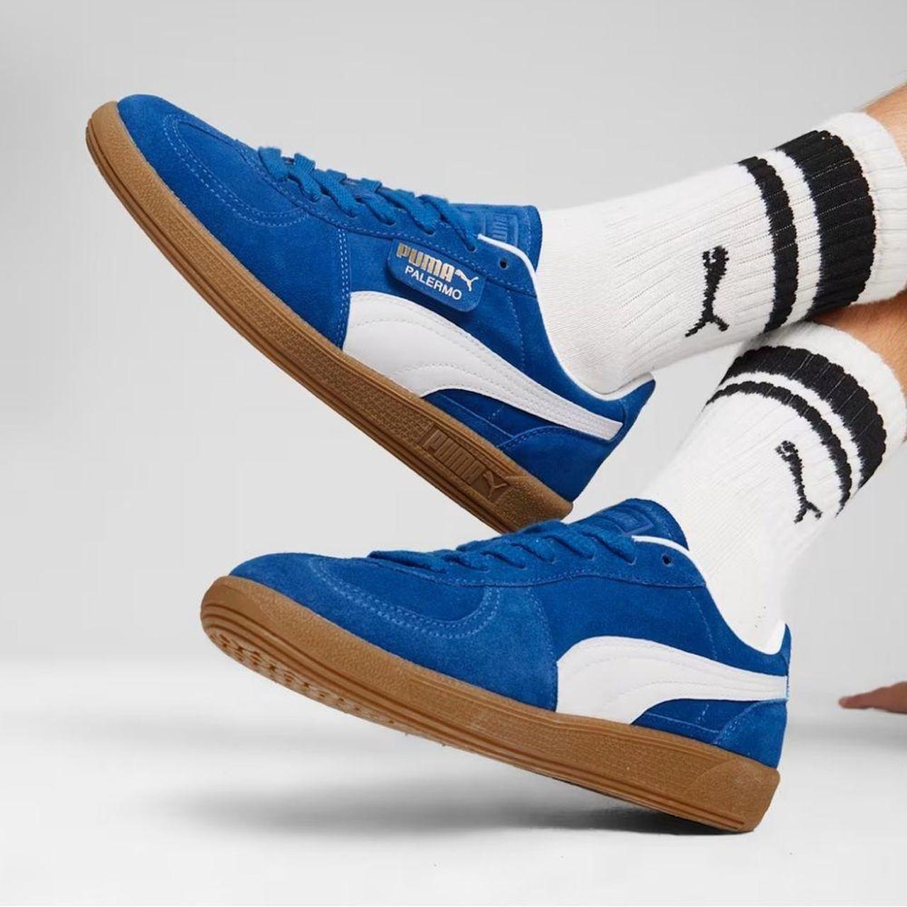 ★PUMA Palermo Cobalt Glaze★ Buy Wmns Palermo 'Cobalt Glaze Gum' - 396463 07 | GOAT