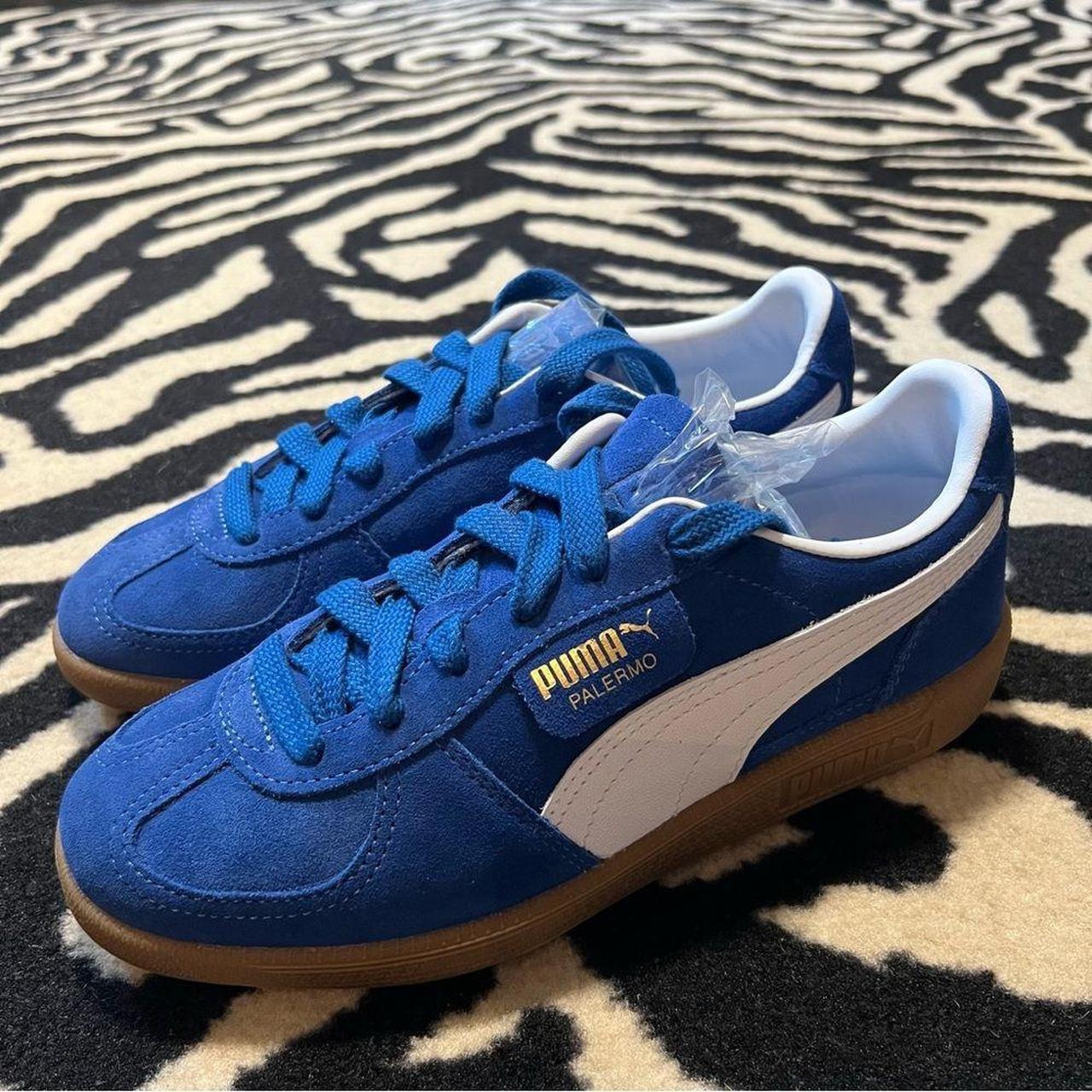Brand New NWT Puma Palermo Sneakers in Cobalt Glaze | Depop