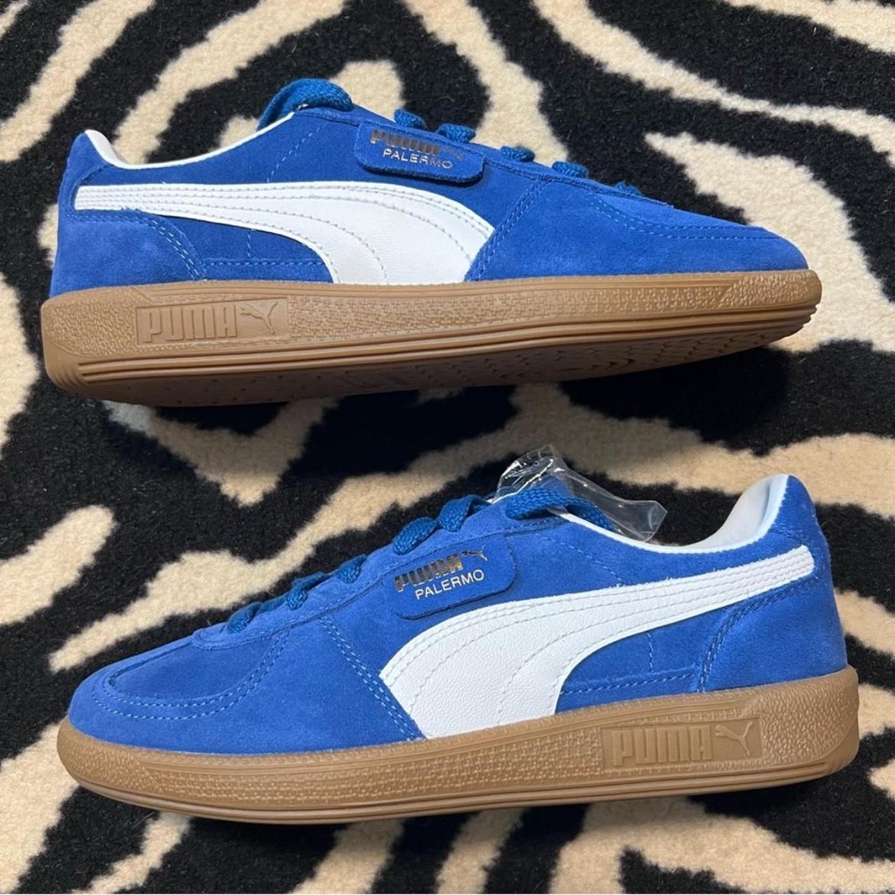 Brand New NWT Puma Palermo Sneakers in Cobalt Glaze | Depop