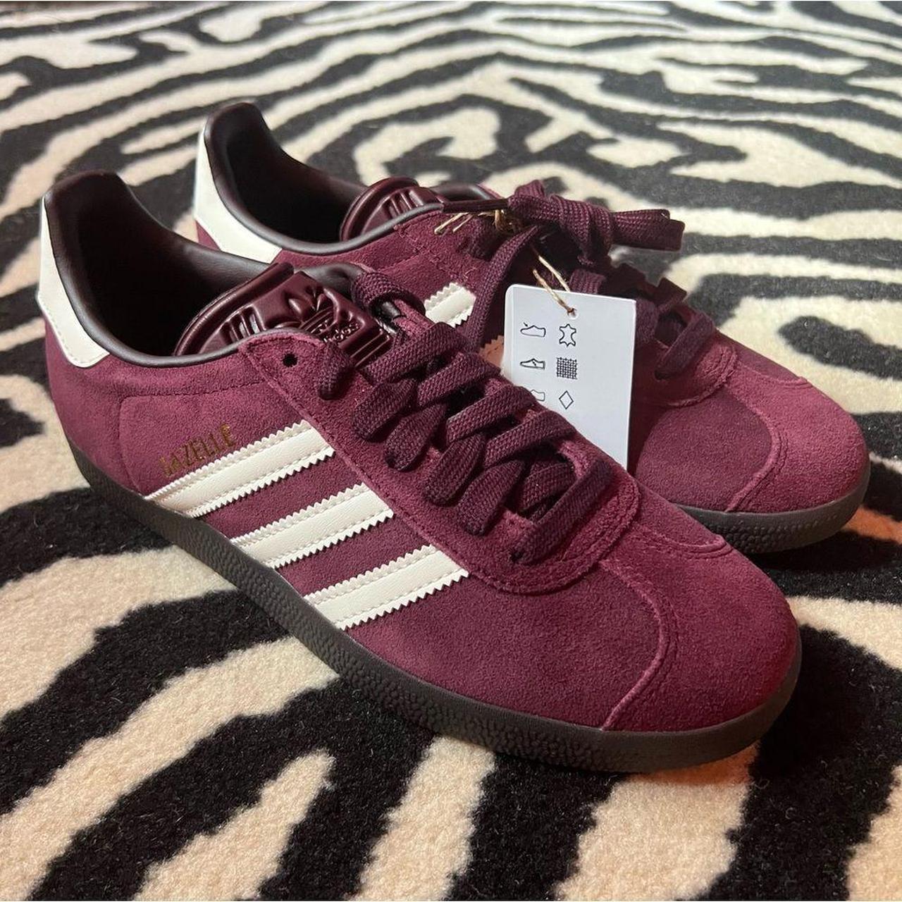 Adidas gazelle wine red best sale