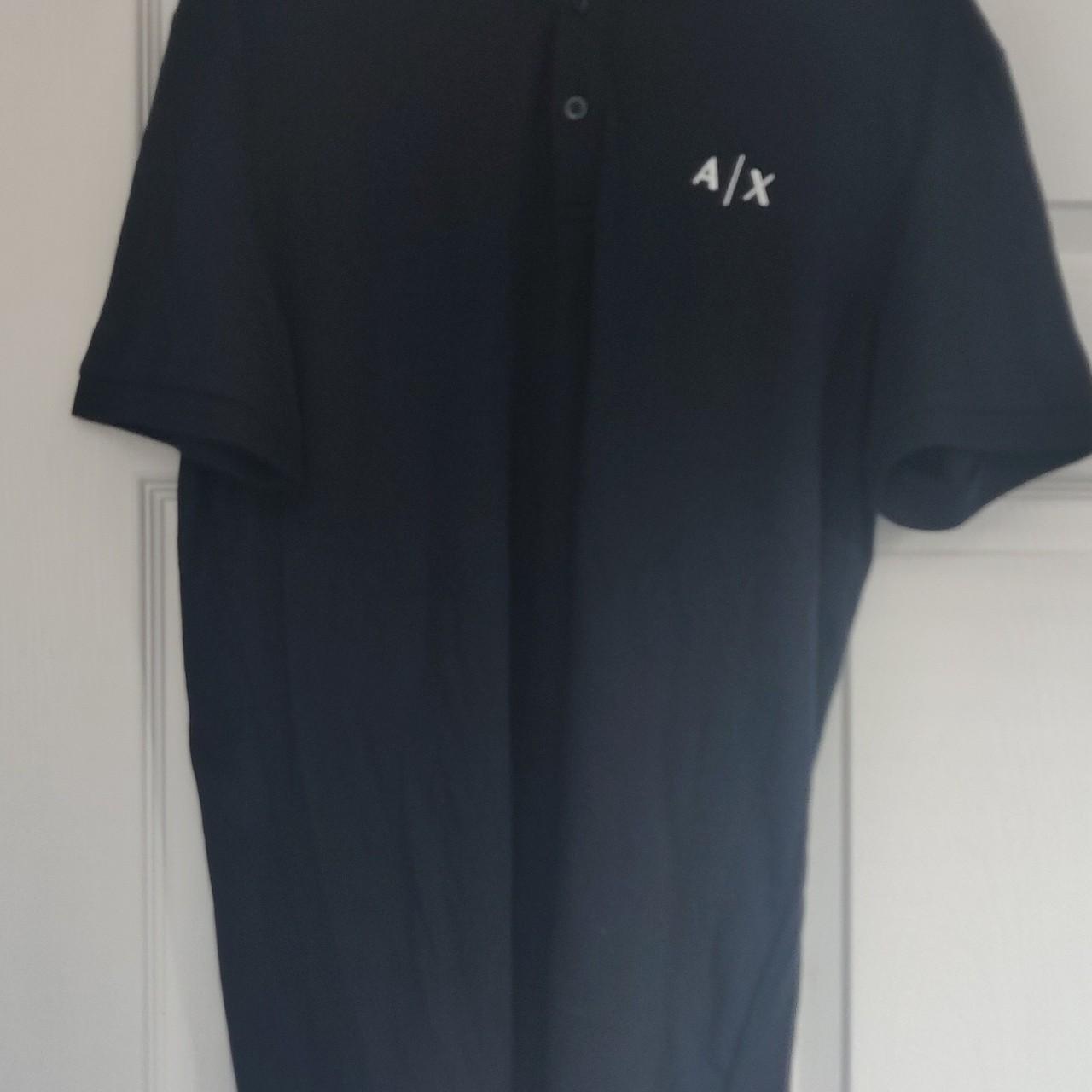 armani exchange t shirt navy blue