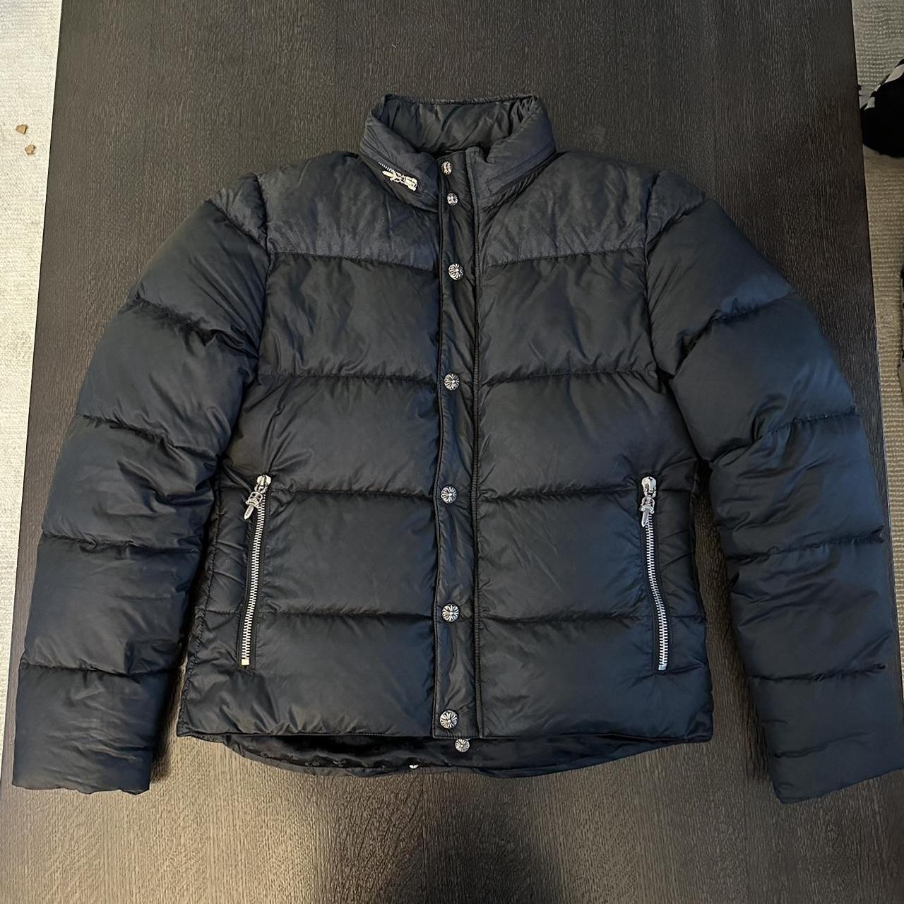 Chrome Hearts Puffer Jacket all over... - Depop