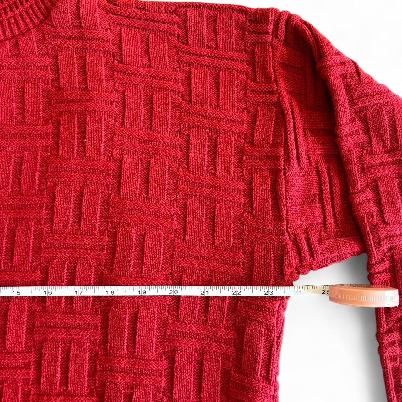 Basic Editions Men's Sweater - Red - L – Basic Ed… - image 2