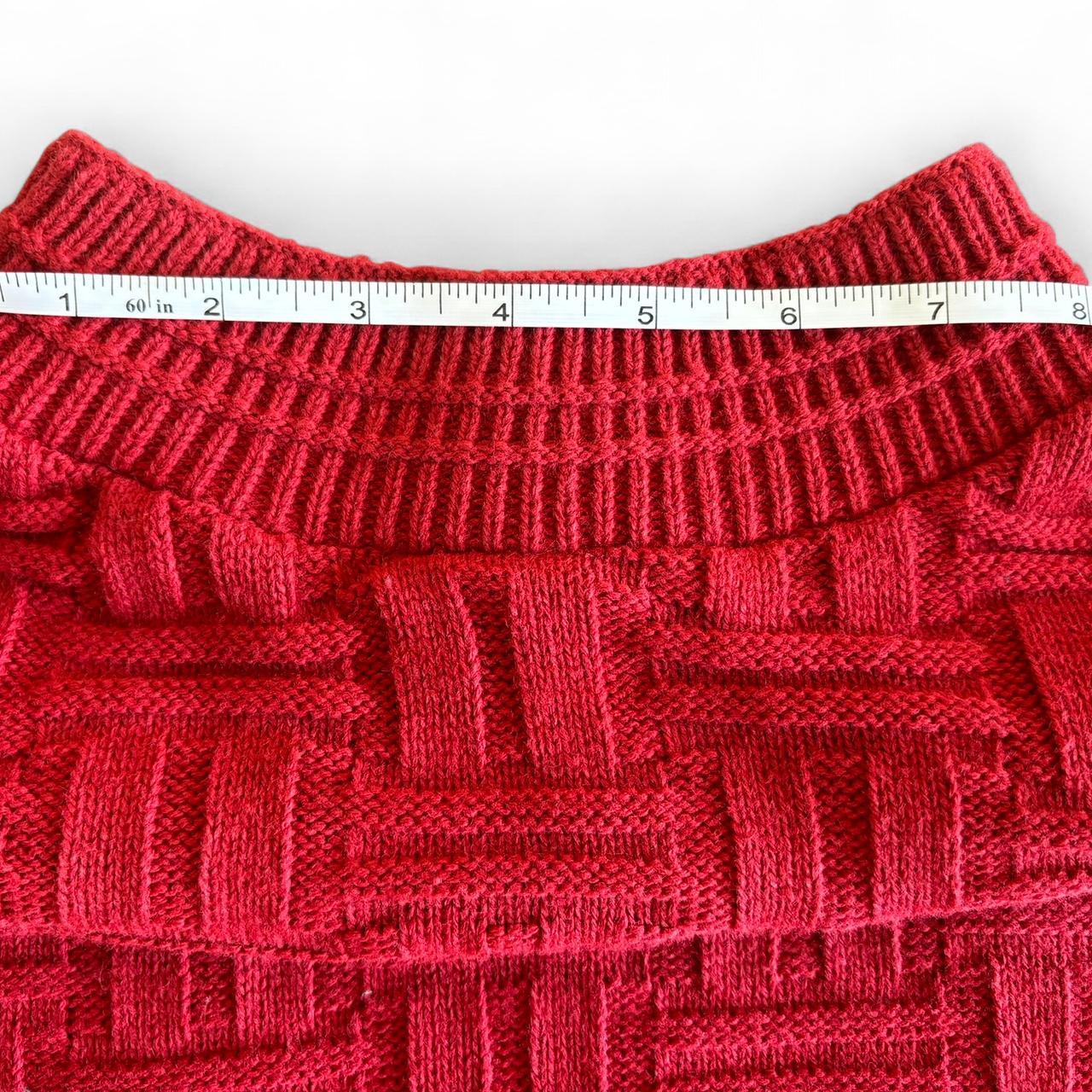 Basic Editions Men's Sweater - Red - L – Basic Ed… - image 4