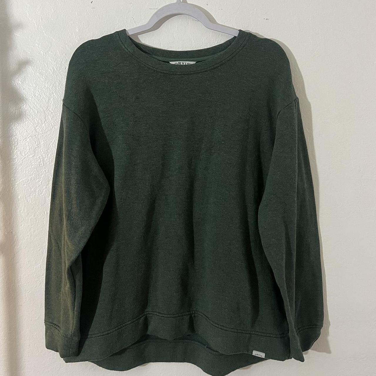 Green Crewneck 🐸 Orvis Brand No size on this... - Depop