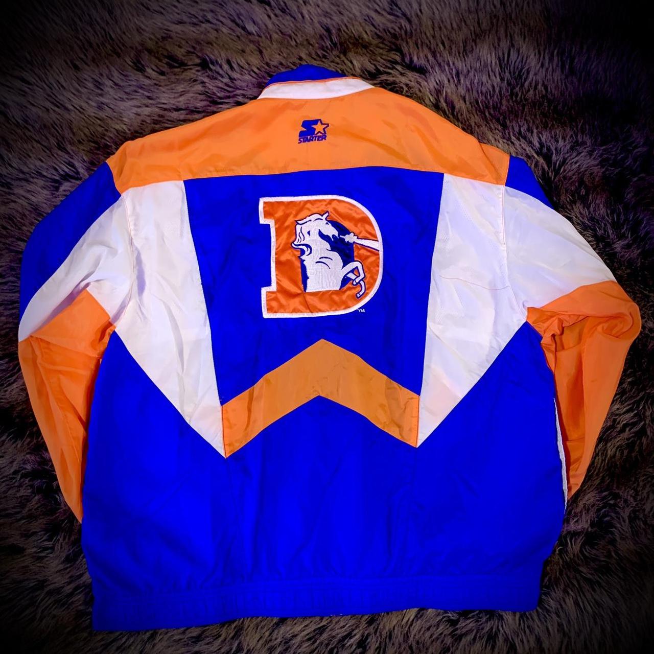 Denver Broncos Men's Varsity Jacket Casual Sweatshirt Hoodie Coat