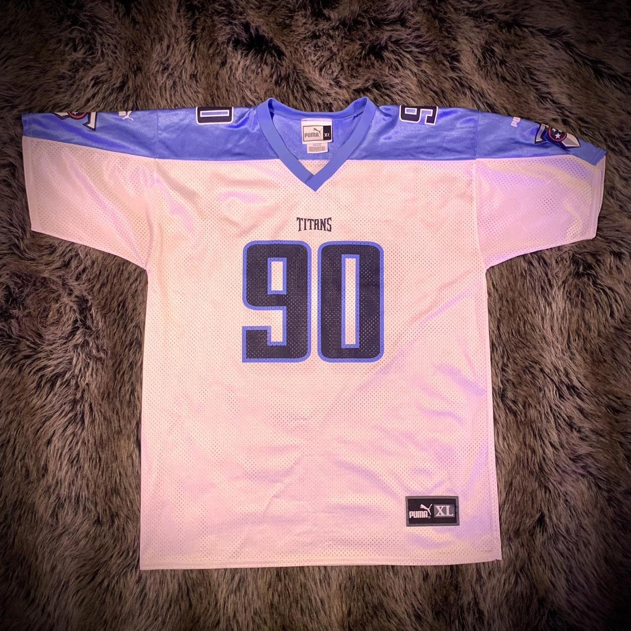 Vintage Reebok Tennessee Titans Jevon Kearse 90 Football Jersey