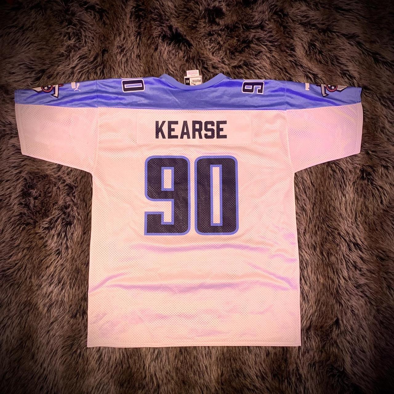 Vintage Reebok Tennessee Titans Jevon Kearse 90 Football Jersey White Mens  Sz XL