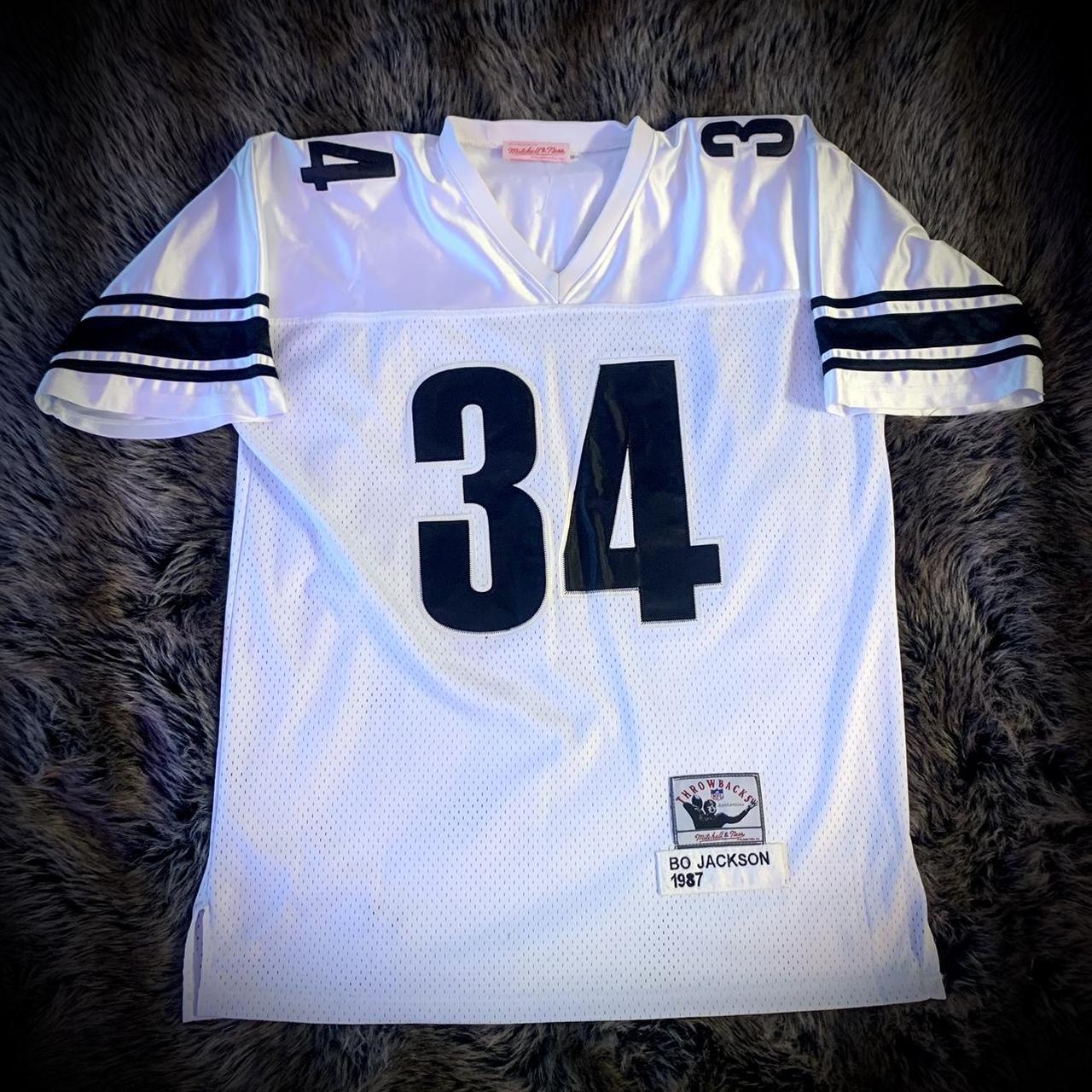 VINTAGE MITCHELL & NESS BO JACKSON JERSEY # 34 - Depop