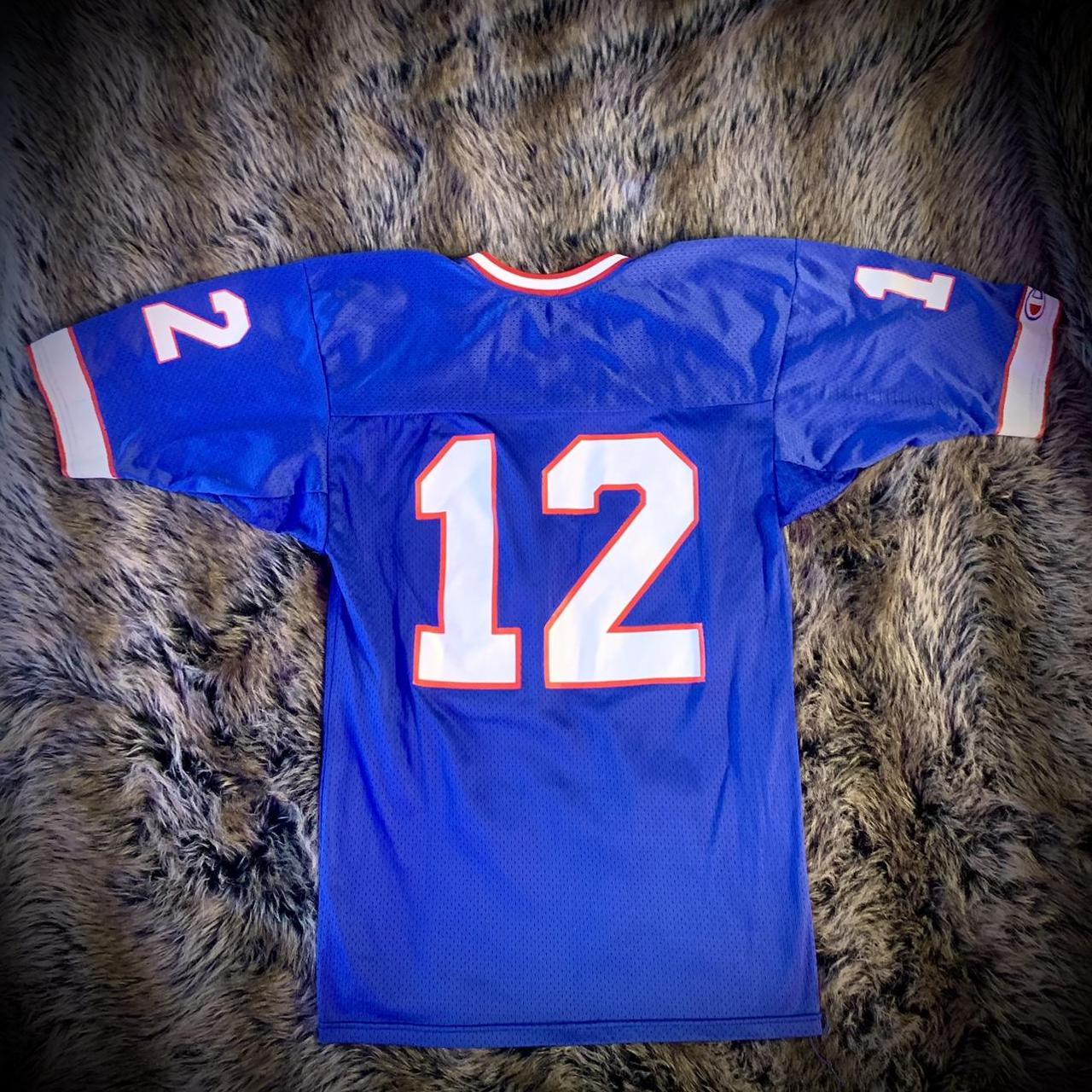 1990 Mitchell Ness NFL BUFFALO BILLS Jim Kelly 12 - Depop