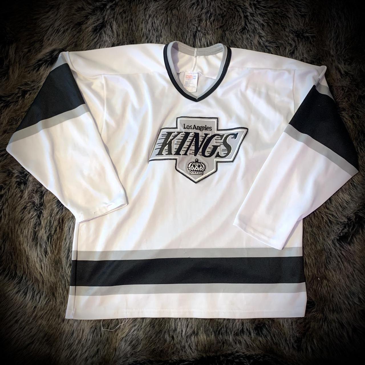 Vtg ccm los angeles la kings jersey youth boys size - Depop