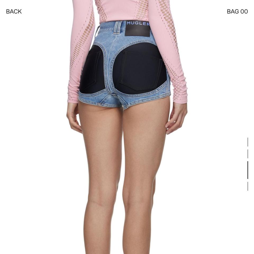 Mugler pink discount shorts