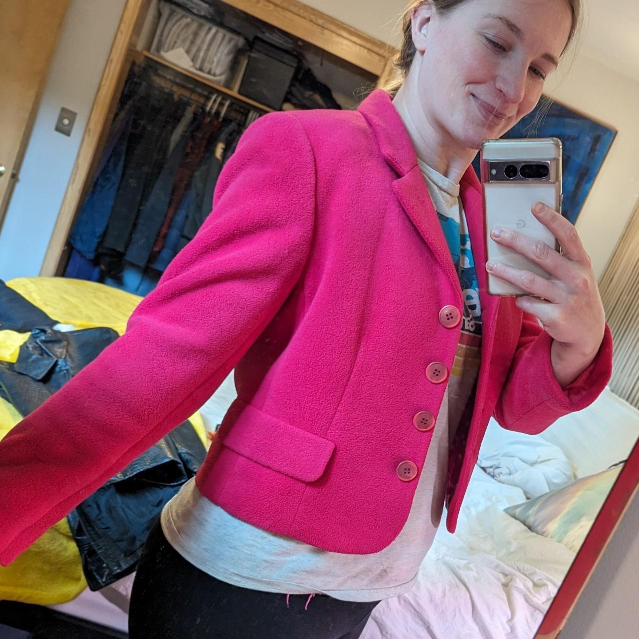 Express pink outlet jacket