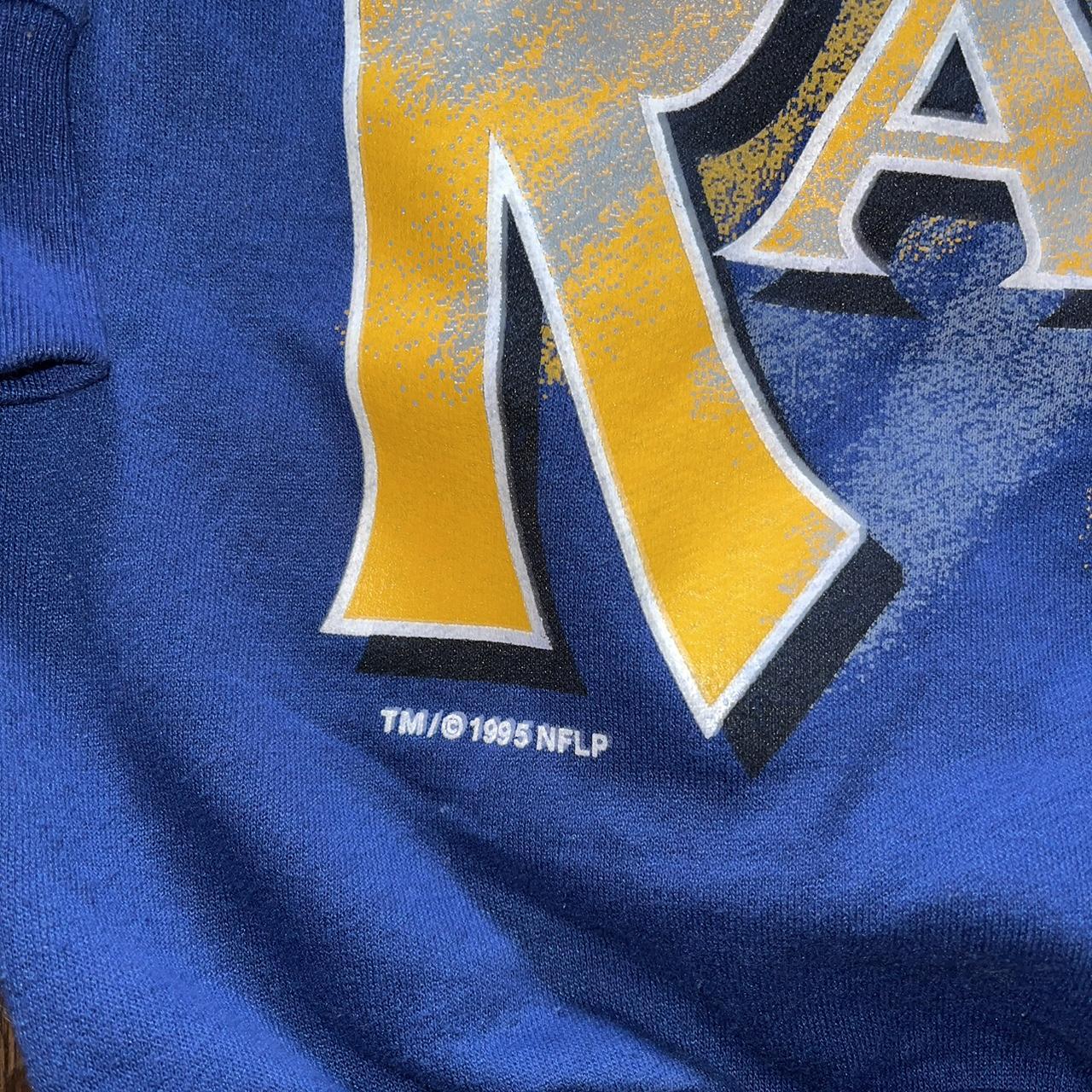 Vintage St Louis Rams Crewneck Sweatshirt Super Bowl - Depop