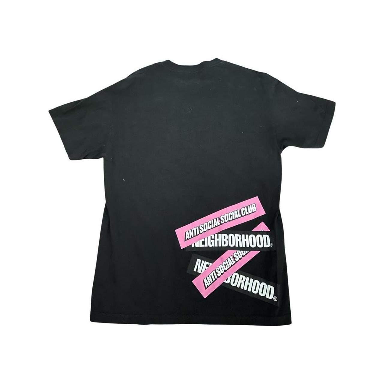 Anti Social Social Club: Neighborhood T-shirt: 2024 Black Cotton: Like New: Large