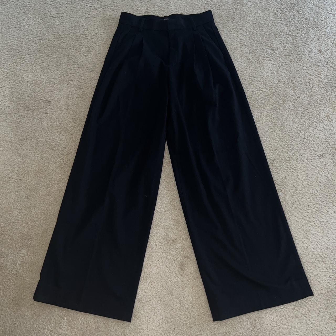 Banana republic Wide leg, business pants Black size... - Depop