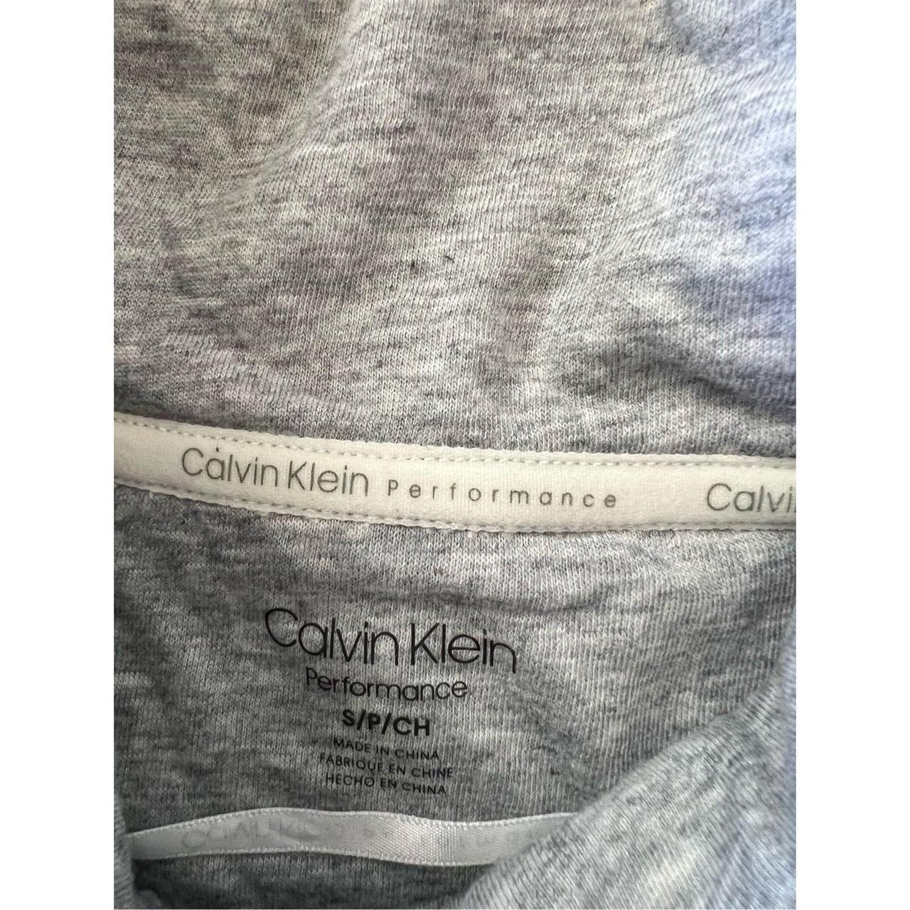 Calvin Klein Women's Grey and White Hoodie (3)