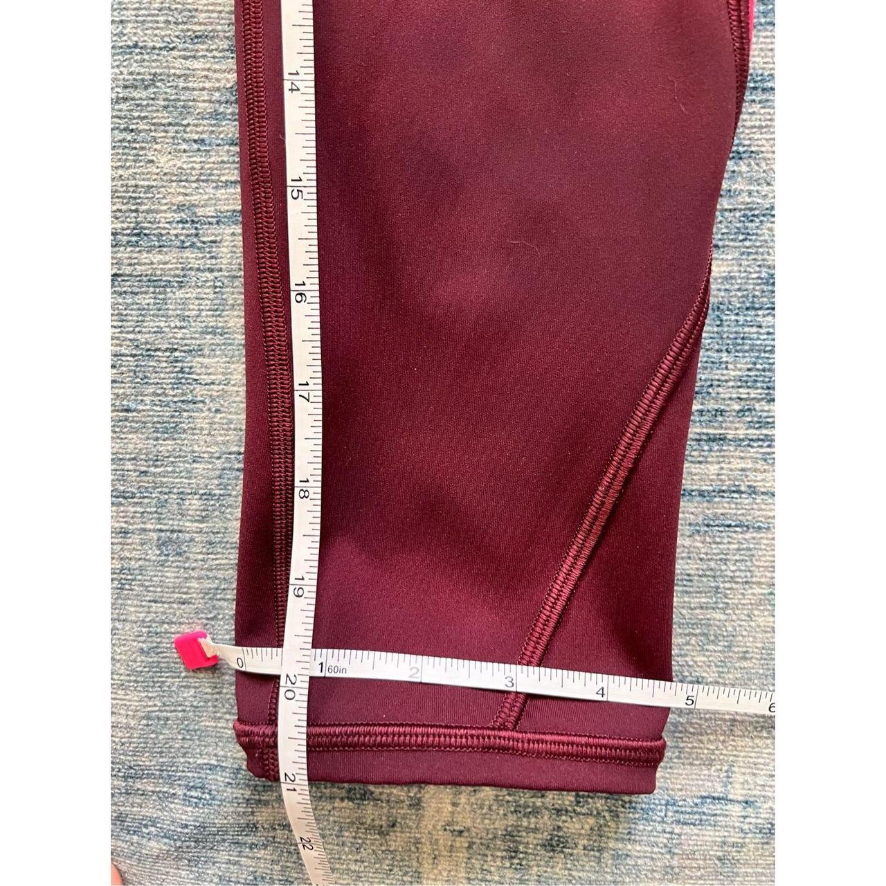 Lululemon Colour Me shops Ombré Crop in Dark Adobe/Blush Berry/Violet Red