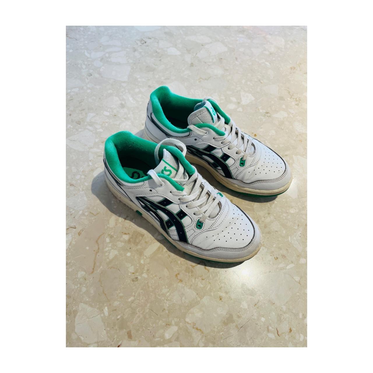 ASICS white casual shoes. Smaller fit size 38 38.5 Depop