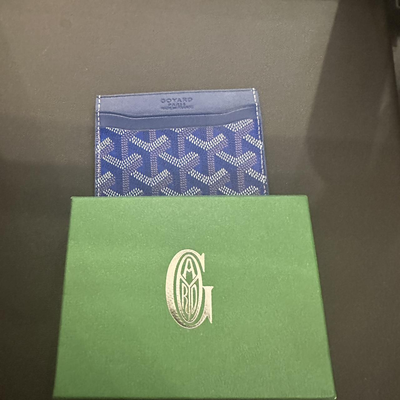 Goyard card holder Blue Depop