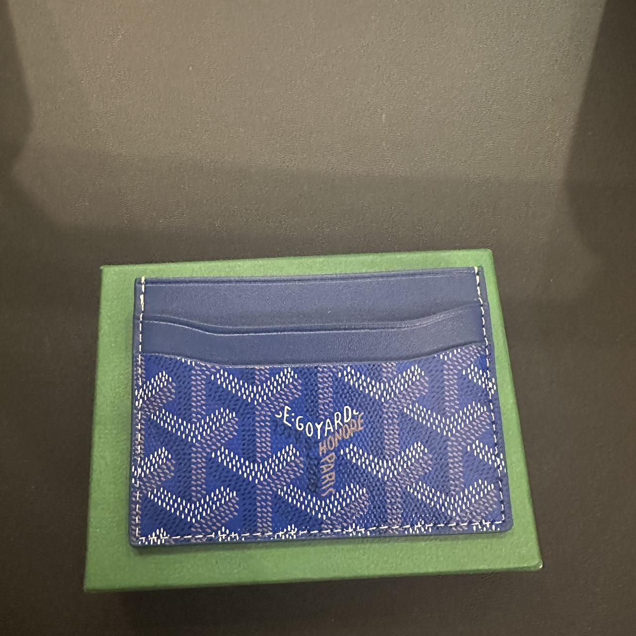 Goyard card holder Blue Depop