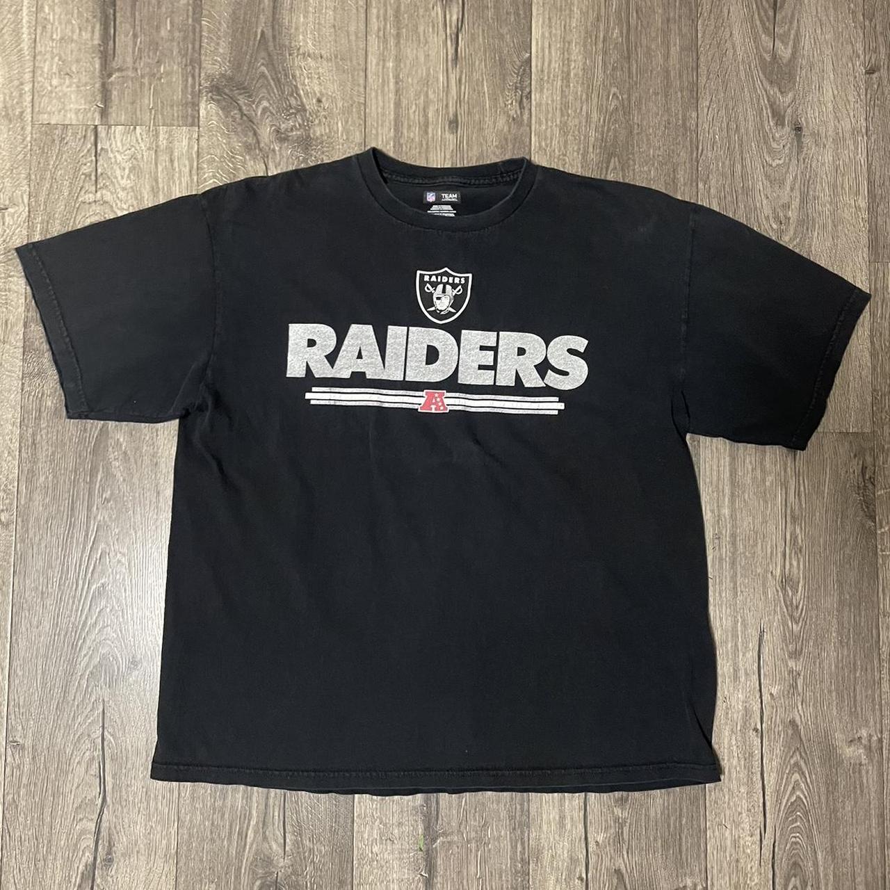 Vintage Raiders NFL Graphic Shirt Size L Brand: - Depop