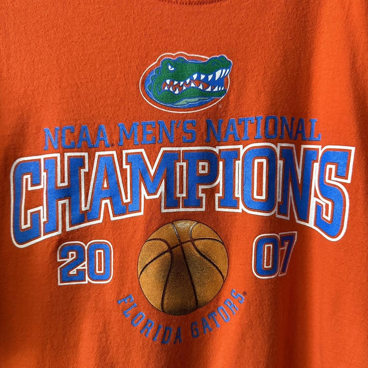 Florida Gators Basketball 2007 NCAA National Champions Shirt XXL