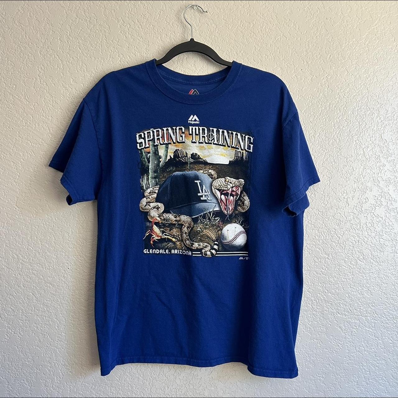 Vintage MLB Majestic LA Dodgers T-Shirt #dodgers - Depop