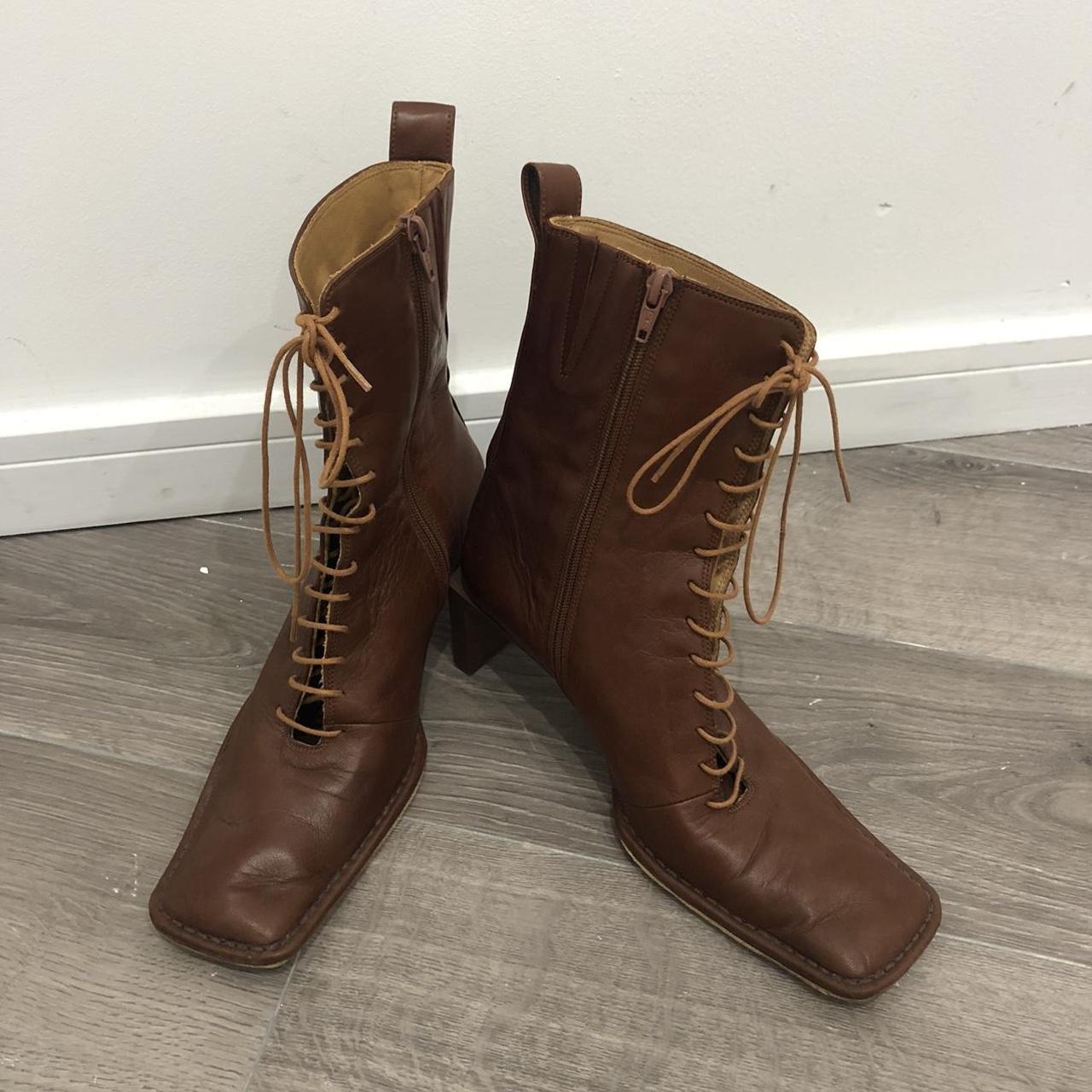 Paloma Wool Women's Brown Boots | Depop